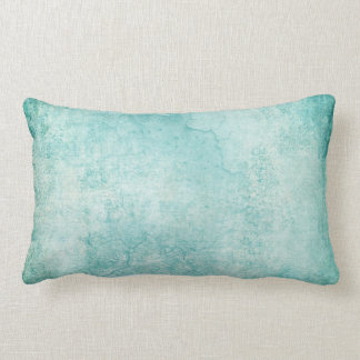 Blauwe groene Waterverf Kussen