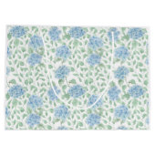 Blauwe Groene Wilde Bloem Waterverf Groot Cadeauzakje (Achterkant)