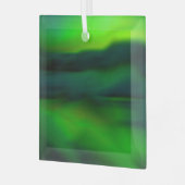  blauwe groene zonnige luiers glas ornament (Voorkant links)
