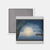 Blauwe grot, Capri, Eiland van Italië,  Foto Magneet (Voorkant / Achterkant)