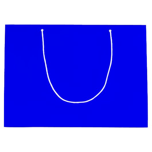 Blauwe grote tas large cadeautasje (Voorkant)