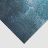 Blauwe Grunge-achtergrond met schrift Tissuepapier (Detail)