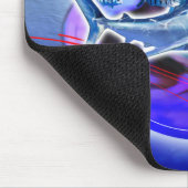 Blauwe haai en Pilot Fish Muismat (Hoek)