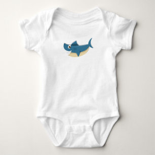 blauwe haai romper