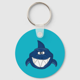 Blauwe haai sleutelhanger