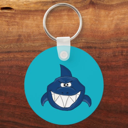 Blauwe haai sleutelhanger (Voorkant)