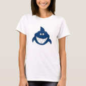 Blauwe haai t-shirt (Voorkant)