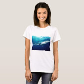 Blauwe haai t-shirt (Voorkant volledig)