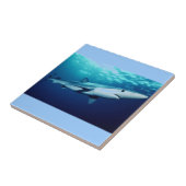 Blauwe haai tegeltje (Zijkant)
