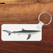  blauwe haai, zeewaardig leven in de aquatische oc sleutelhanger (Voorkant)