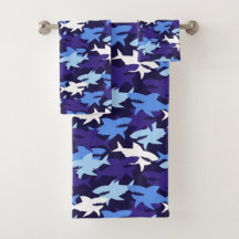 Blauwe haaien Camouflage Patroon