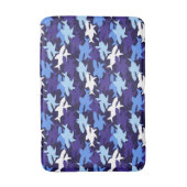 Blauwe haaien Camouflage Patroon Badmat (Voorkant Verticaal)