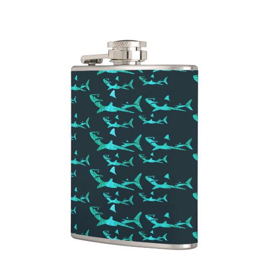 Blauwe haaien heupfles (Links)