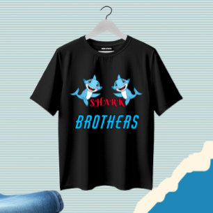 Blauwe haaien t-shirt