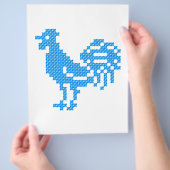 Blauwe Haan Flyer (Hand)