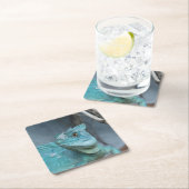 Blauwe hagedis kartonnen onderzetters (Insitu)