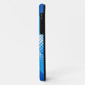 blauwe halftoonster iphone 5 hoesje (Achterkant/links)