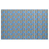 blauwe halloween hart pompoen gestreept stof (Yard (91,4 cm))