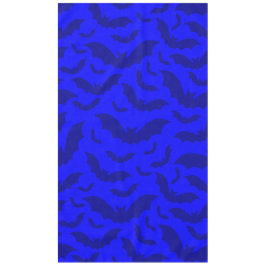 blauwe halloween vampier vleermuizen gotisch tafelkleed