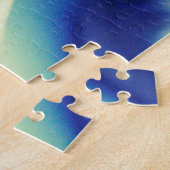 Blauwe hand legpuzzel (Zijkant)