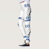 Blauwe handen uit Leggings (Links)