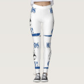 Blauwe handen uit Leggings (Voorkant)