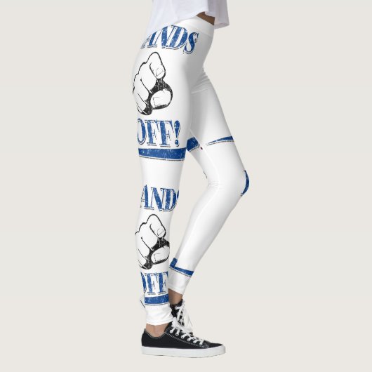 Blauwe handen uit Leggings (Rechts)