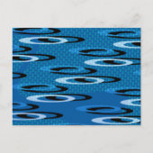 Blauwe haring briefkaart (Voorkant)