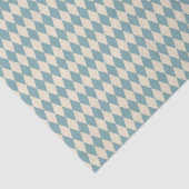  Blauwe Harlequin Tissuepapier (Detail)