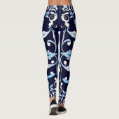 blauwe harmonie leggings (Achterkant)