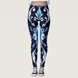 blauwe harmonie leggings