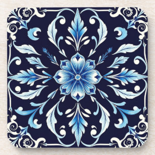 blauwe harmonie onderzetter