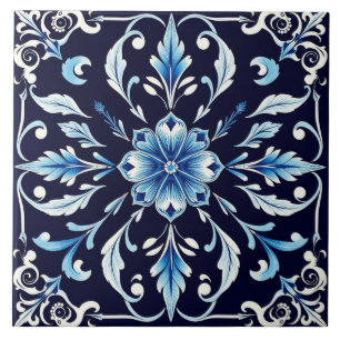 blauwe harmonie tegel tegeltje