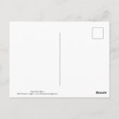Blauwe haron, omhuld met herfst briefkaart (Achterkant)