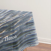 Blauwe haron tafeldoek tafelkleed (Voorbeeld)