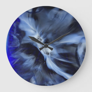 Blauwe hars printklok grote klok