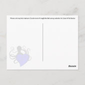 Blauwe Hart Octopus - Briefkaart (Achterkant)