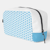 Blauwe Hart Print Cut Naaizak Toilettasje (Rechterhoek)