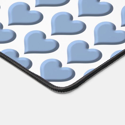 Blauwe harten bureaumat (Hoek)