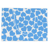 Blauwe Harten Groot Cadeauzakje (Achterkant)