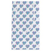 Blauwe harten klein cadeauzakje (Voorkant)