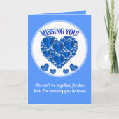 Blauwe harten missen je kaart (Voorkant)