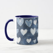 Blauwe Harten Mok (Links)