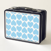 Blauwe harten patroon, Romantisch, Liefde (Achterkant)