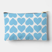 Blauwe Harten Patroon, Romantisch, Liefde Etui (Achterkant)