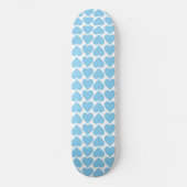 Blauwe harten patroon, Romantisch, Liefde Persoonlijk Skateboard (Voorkant)