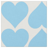 Blauwe Harten Patroon, Romantisch, Liefde Stof (Close Up)