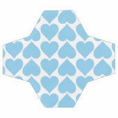 Blauwe harten patroon, Romantisch, Liefde Voetbal (Enkel)