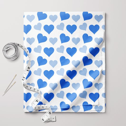 Blauwe Harten Stof