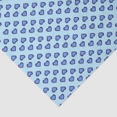 Blauwe harten tissuepapier (Detail)